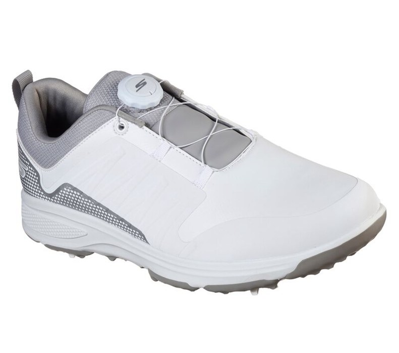 Skechers Herr Vita/Grå Sneakers - Go Golf Torque - Twist - Sverige (GJSQD-7319)